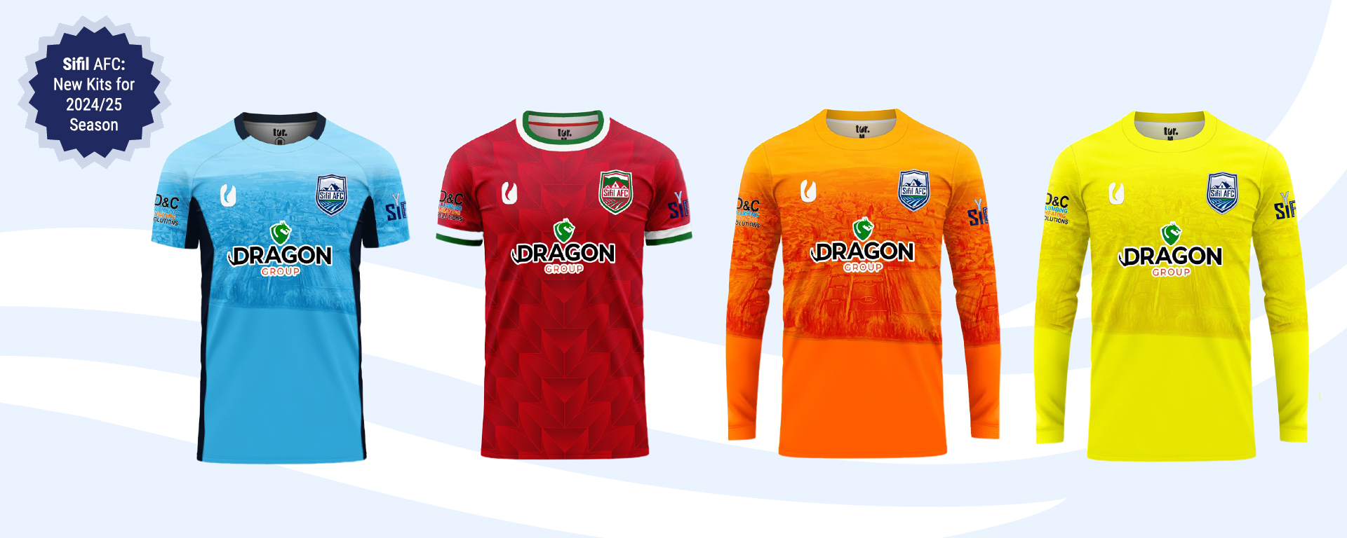 New Kits for 2024/25 Season